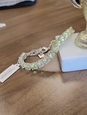 Park Lane Impression Yellow Crystals On Silver Bracelet
